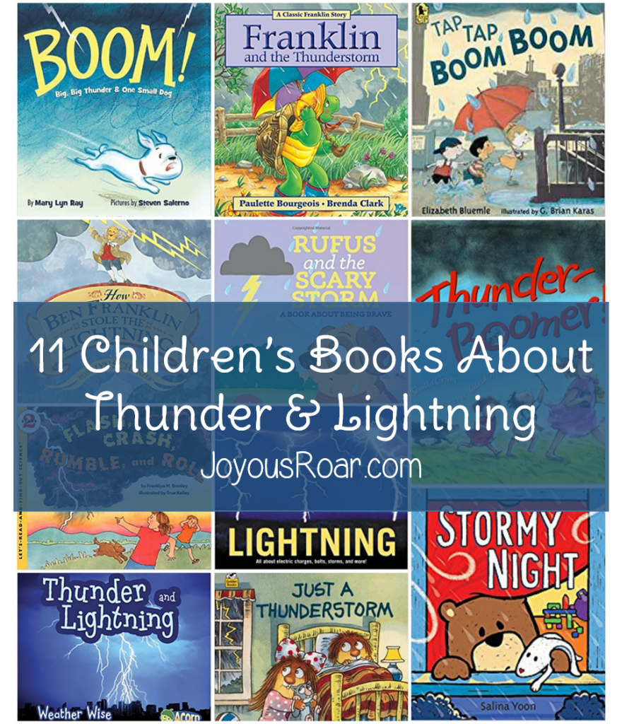 11 Children's Books About Thunder & Lightning - Joyous Roar